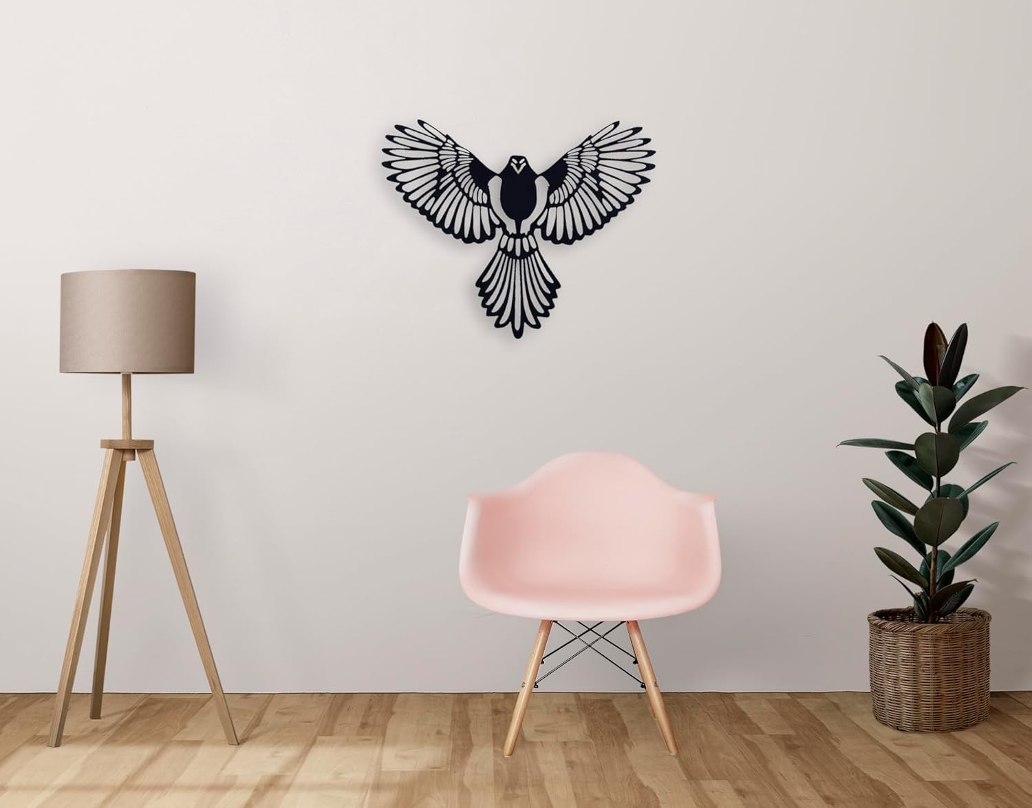Striking Laser-Cut Gliding Hawk Wall Art-ArtyCraftz.com