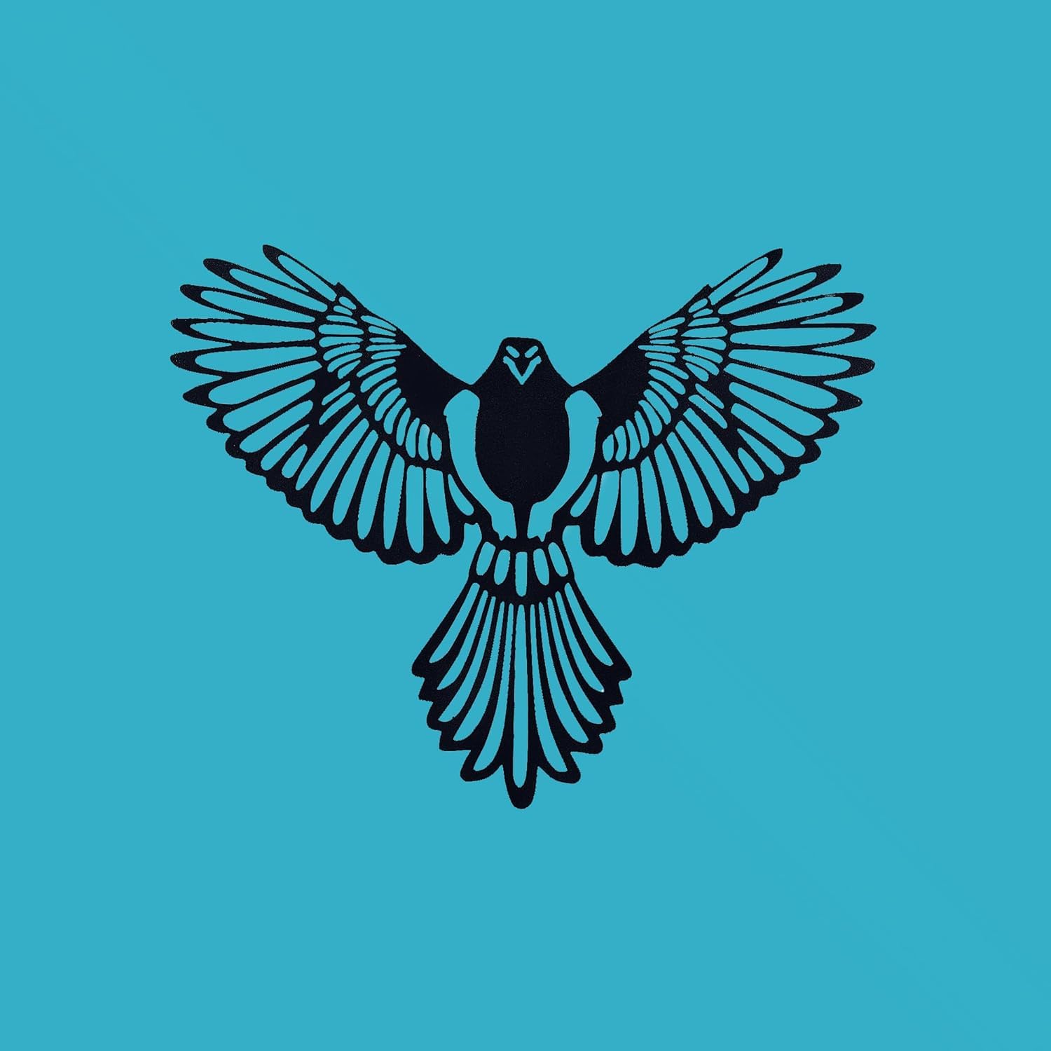 Striking Laser-Cut Gliding Hawk Wall Art-ArtyCraftz.com