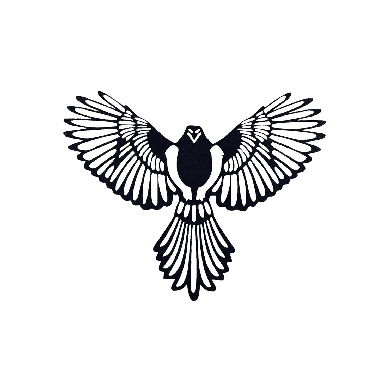 Striking Laser-Cut Gliding Hawk Wall Art-ArtyCraftz.com