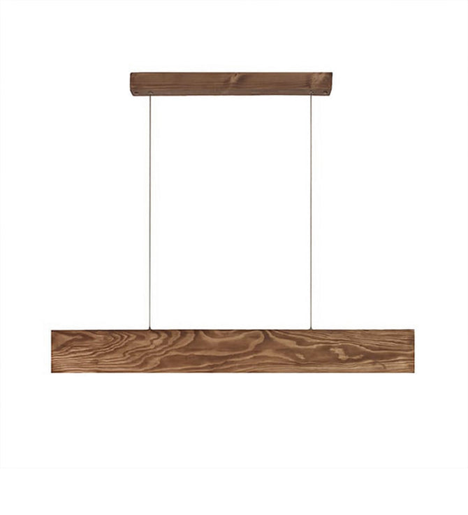 Synergy 36 Brown Wooden LED Hanging Lamp-ArtyCraftz.com