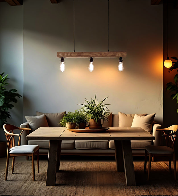 Tavern Brown Wooden Series Hanging Lamp-ArtyCraftz.com