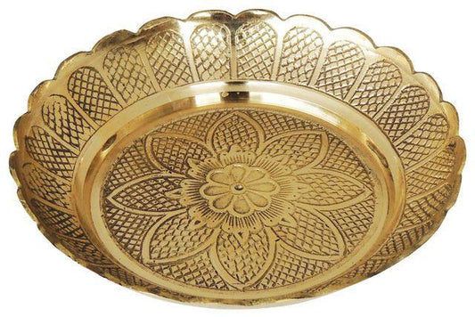 Handcrafted Copper Plate/Thali for Worship and Home uses - ArtyCraftz.com