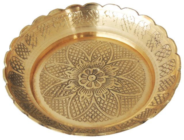 Handcrafted Copper Plate/Thali for Worship and Home uses - ArtyCraftz.com