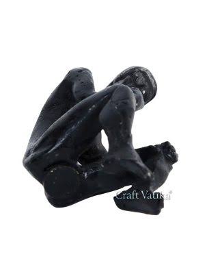 Thinker Man On Swing Statue Showpiece