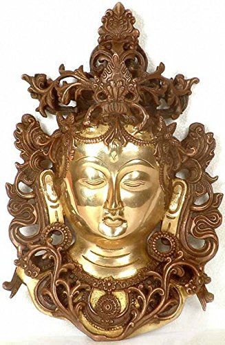 Tibetan Buddhist Deity Tara Wall Hanging Mask - ArtyCraftz.com