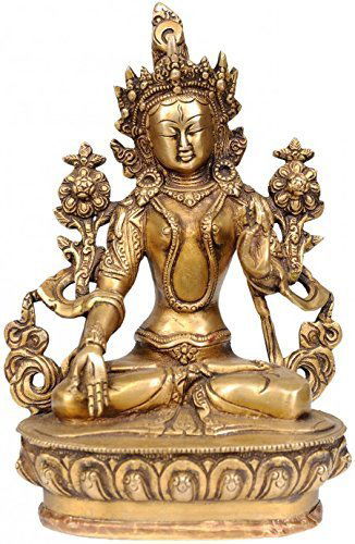 Tibetan Buddhist Goddess White Tara - who Bestows Endless Life Her Devotees - ArtyCraftz.com