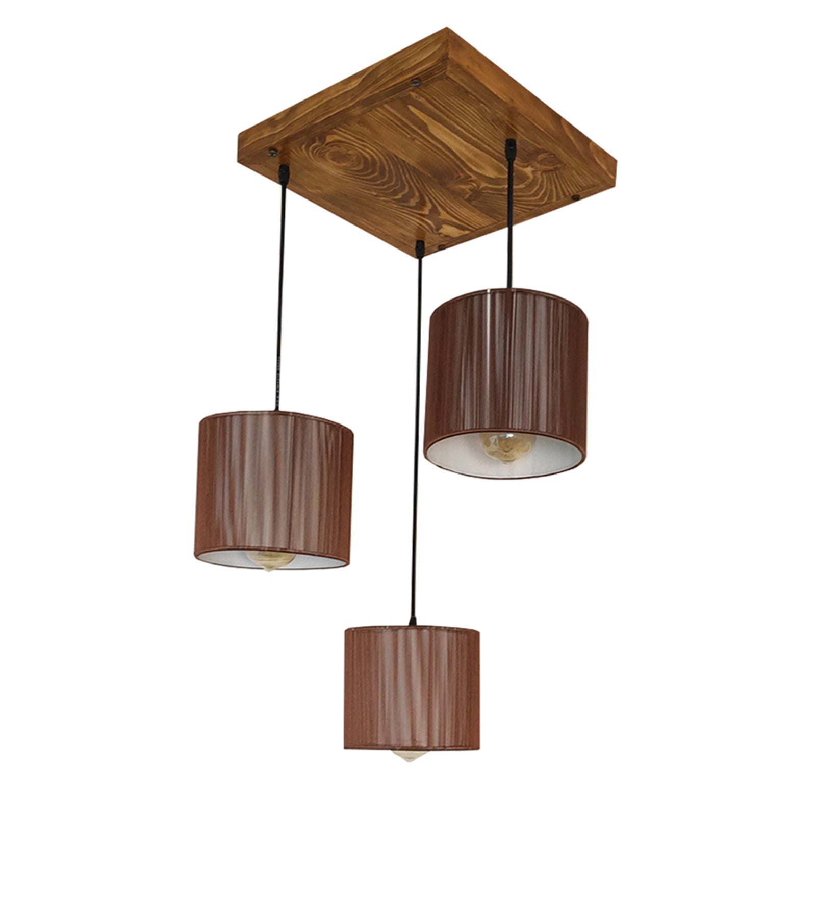 Tiga Brown Cluster Hanging Lamp-ArtyCraftz.com