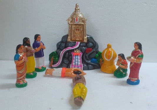 Tirumala Tirupati Set Clay Golu Dolls