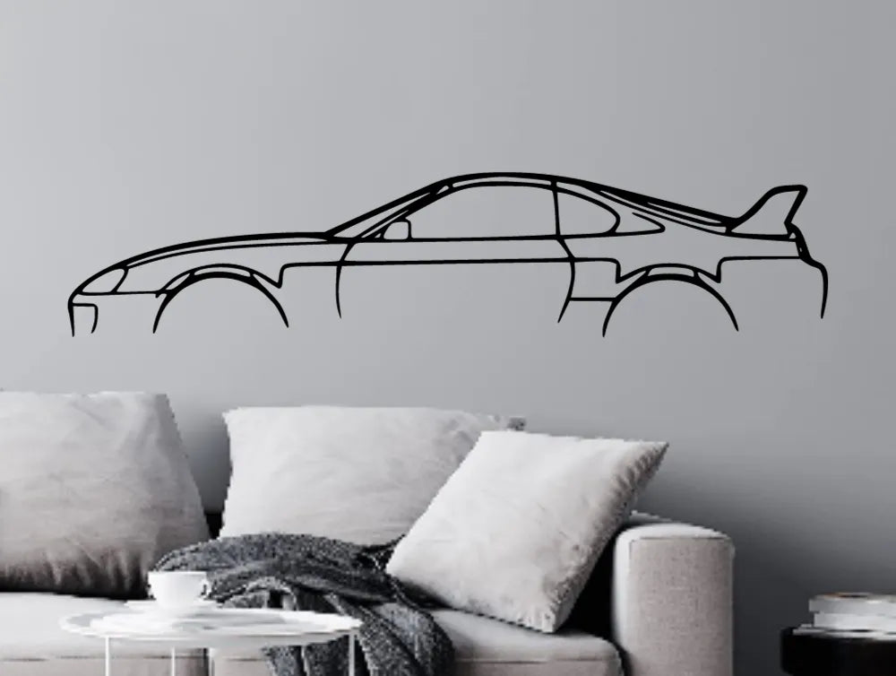 Toyota Car Silhouette Wall Art