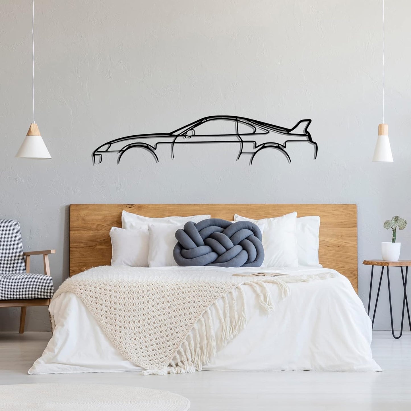 Toyota Car Silhouette Wall Art