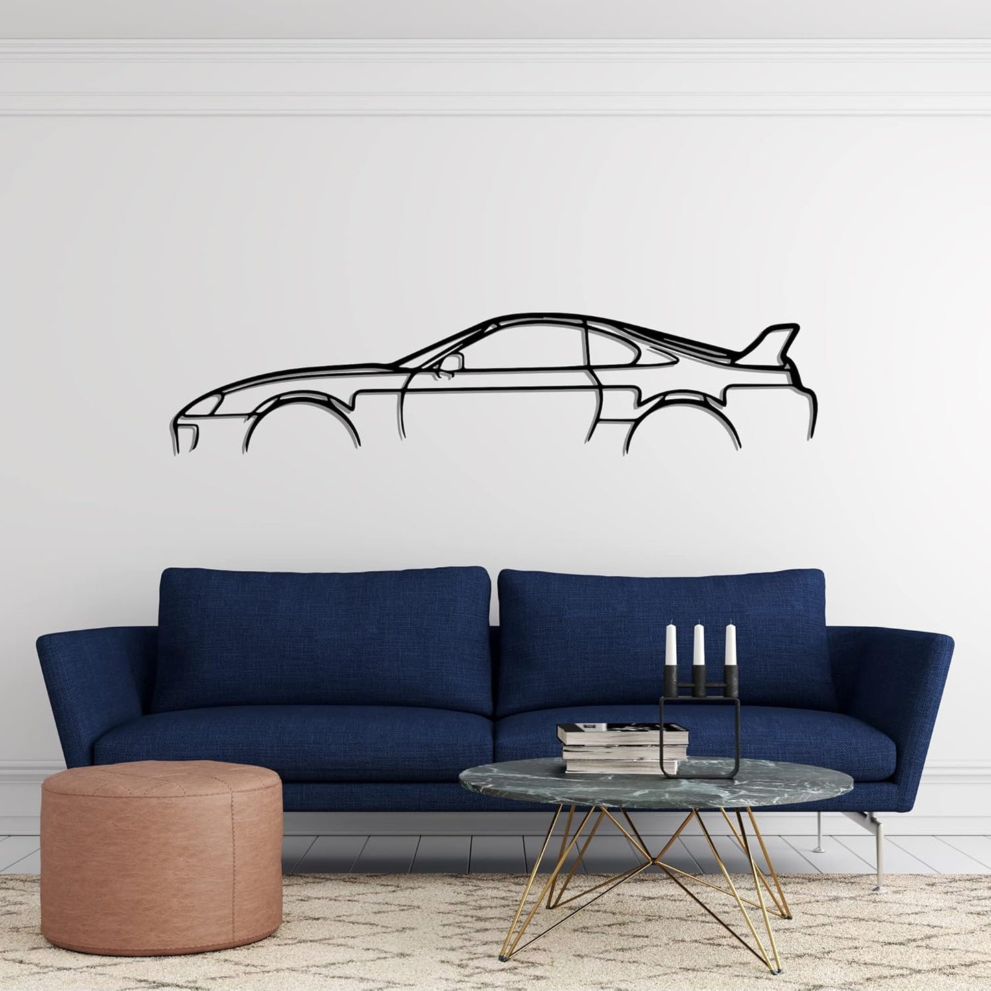 Toyota Car Silhouette Wall Art