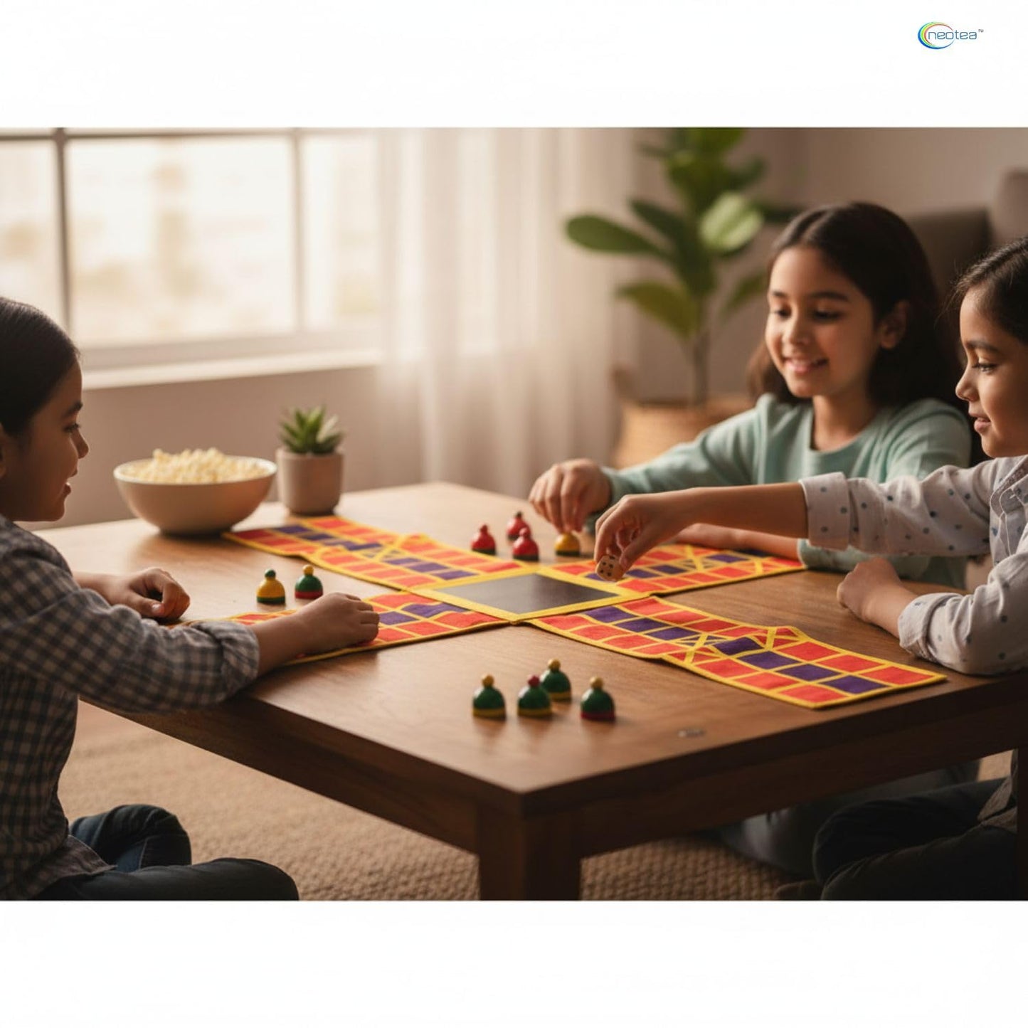 Traditional Fabric Ludo Game Set-ArtyCraftz.com