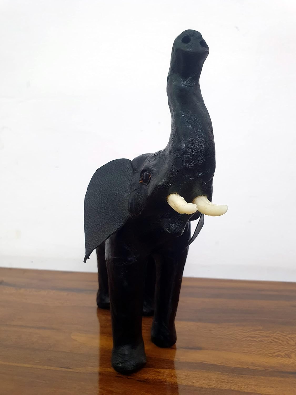 Traditional Leather Craft Elephant Figurine-ArtyCraftz.com