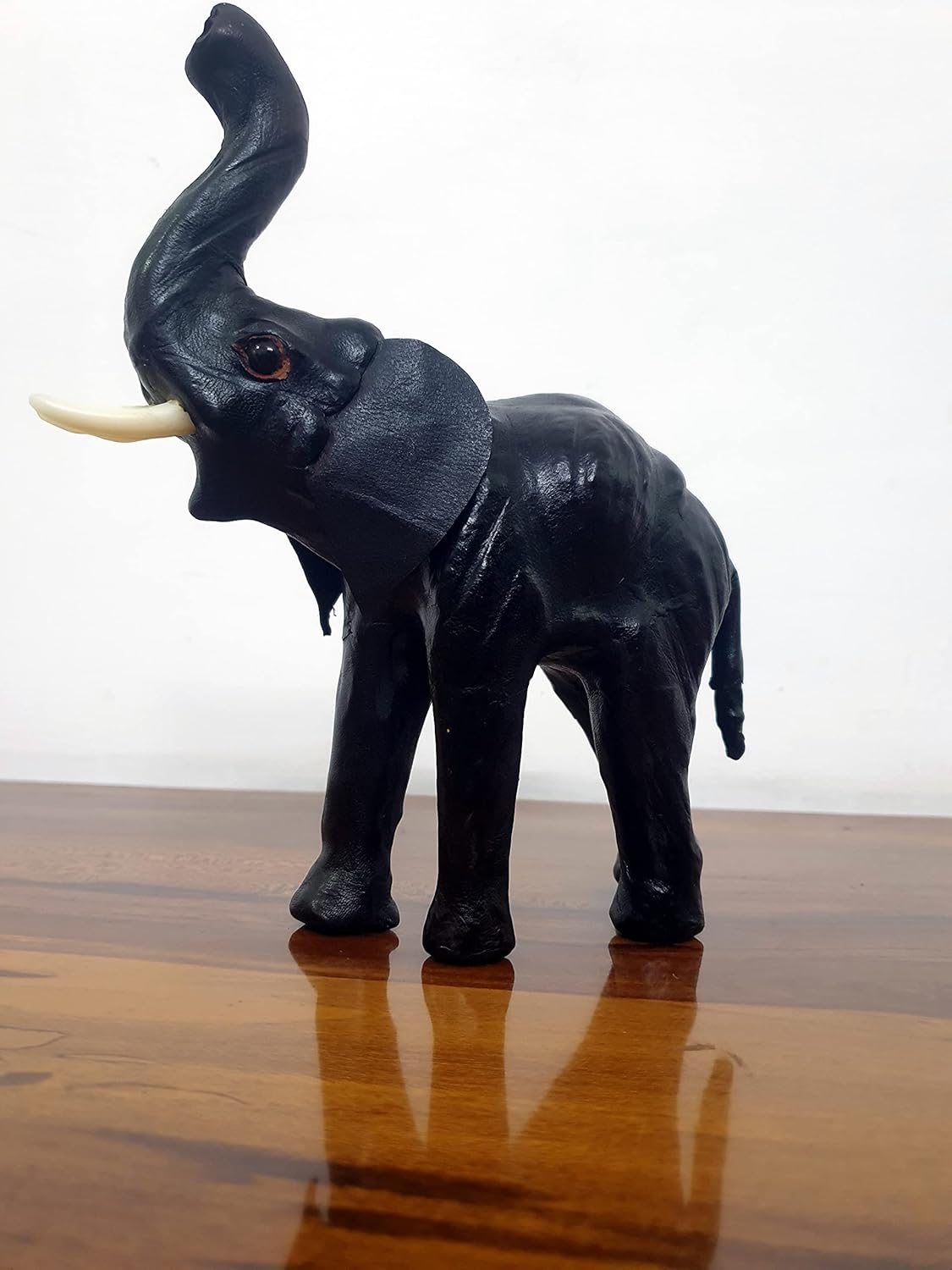Traditional Leather Craft Elephant Figurine-ArtyCraftz.com