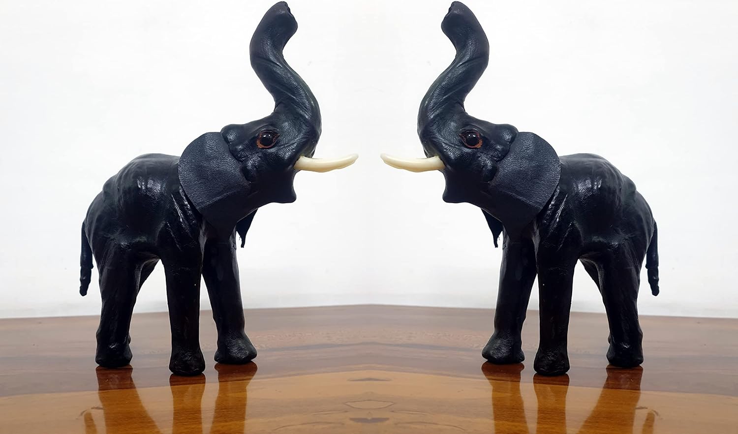 Traditional Leather Craft Elephant Figurine-ArtyCraftz.com