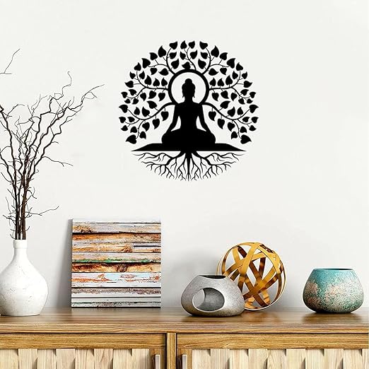 Tree of Life Buddha Metal Wall Art