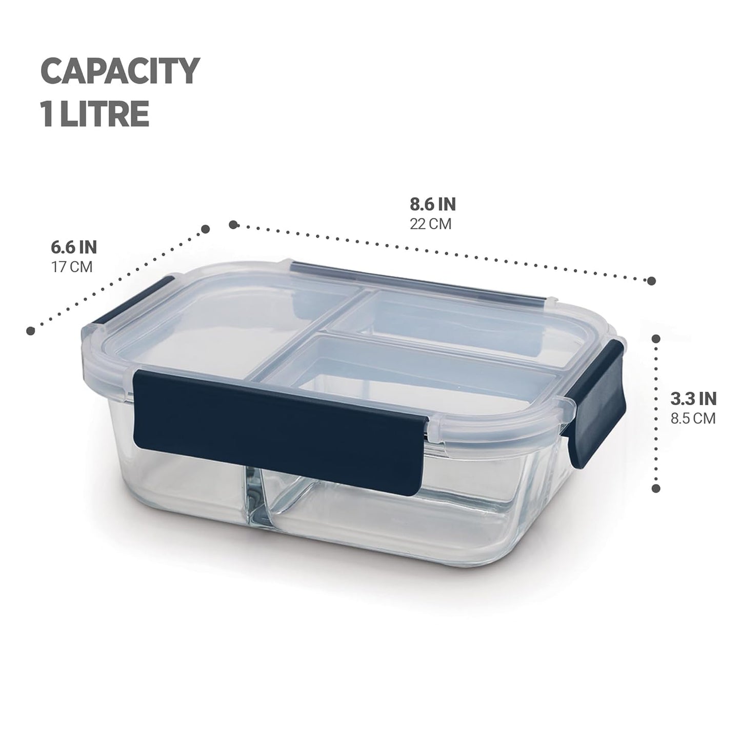 Treo All Fresh Divider Lunch Box-ArtyCraftz.com