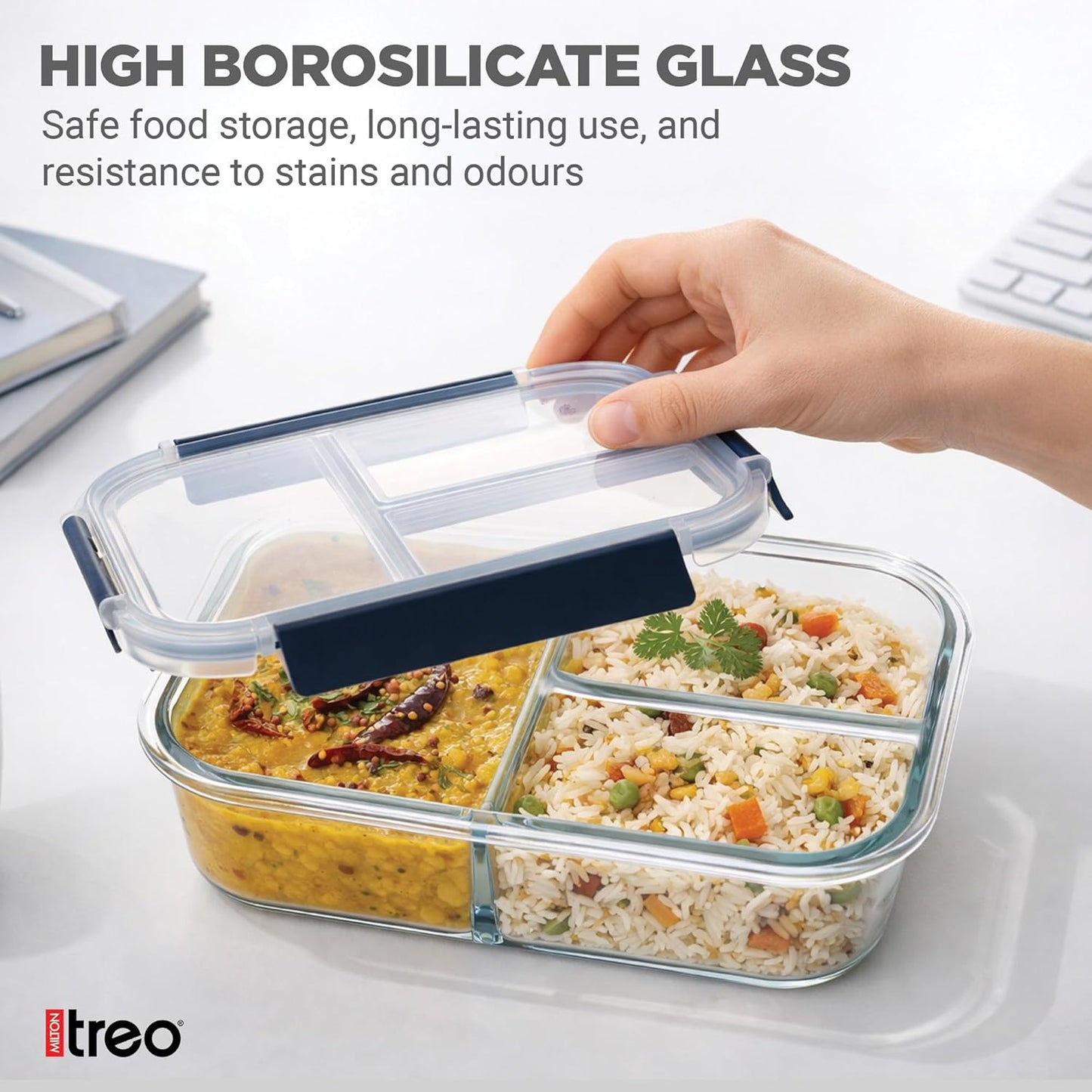 Treo All Fresh Divider Lunch Box-ArtyCraftz.com