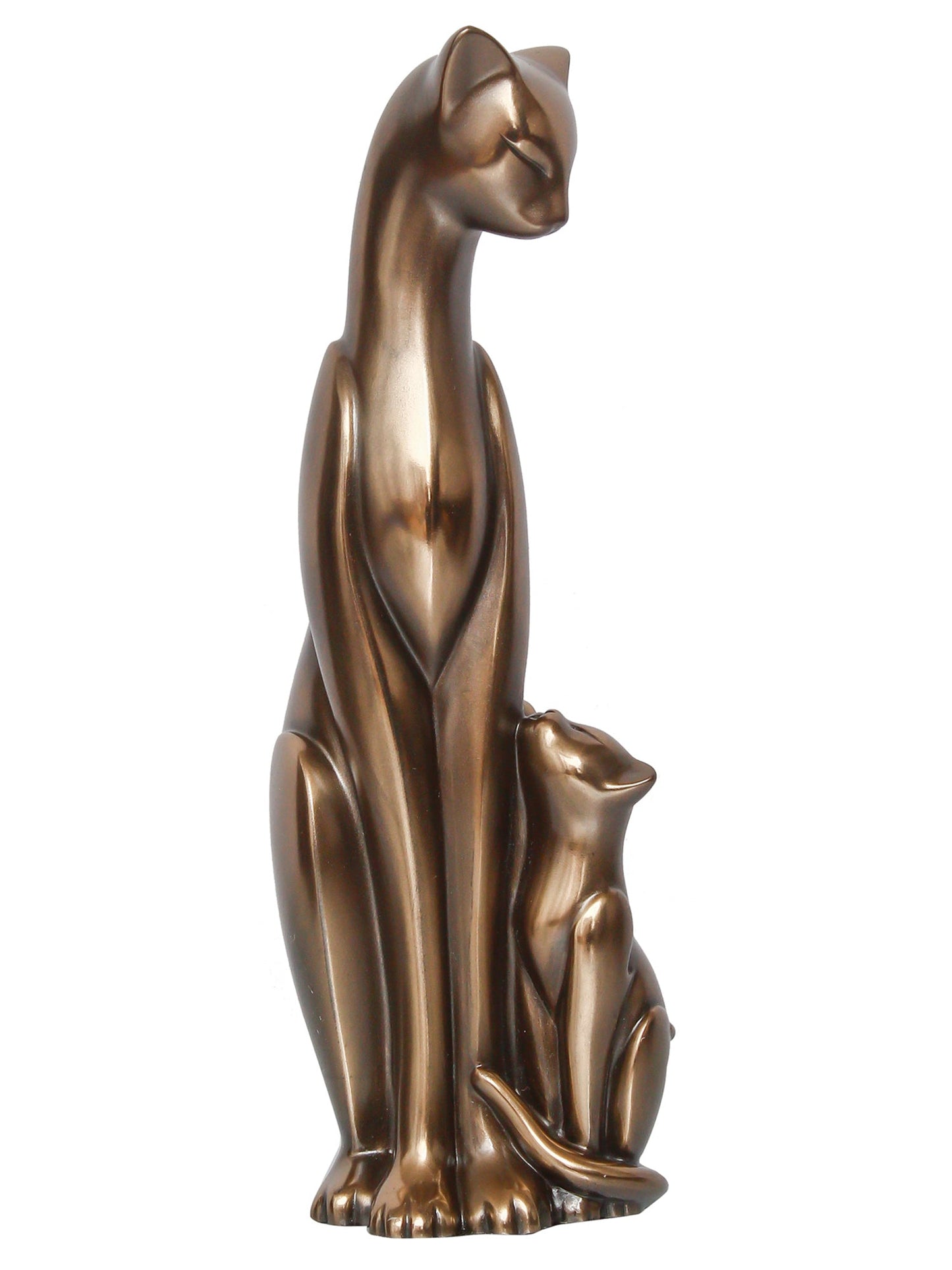 Resin Cat Family Idols, Standard, Multicolour, 1 Piece