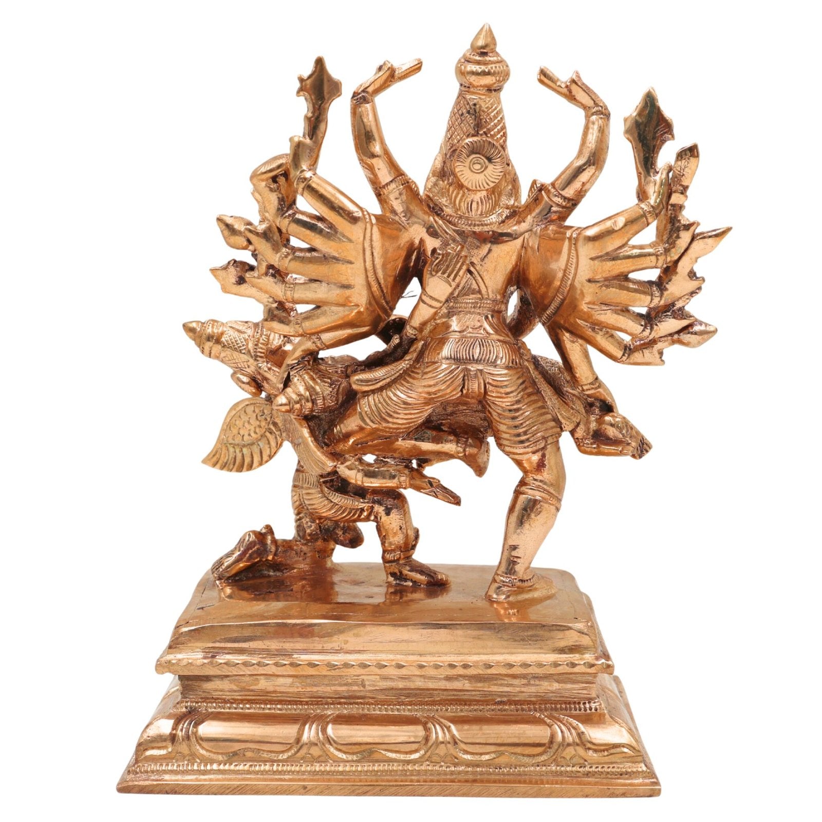 Ugra Narasimha Killing Hiranyakashipu Idol-ArtyCraftz.com