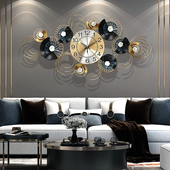 Unique Large Design Metal Wall Clock-ArtyCraftz