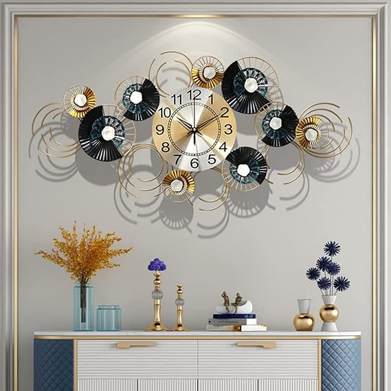 Unique Large Design Metal Wall Clock-ArtyCraftz