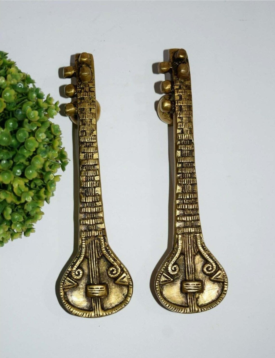 Veena Door Handle Set of 2-ArtyCraftz.com