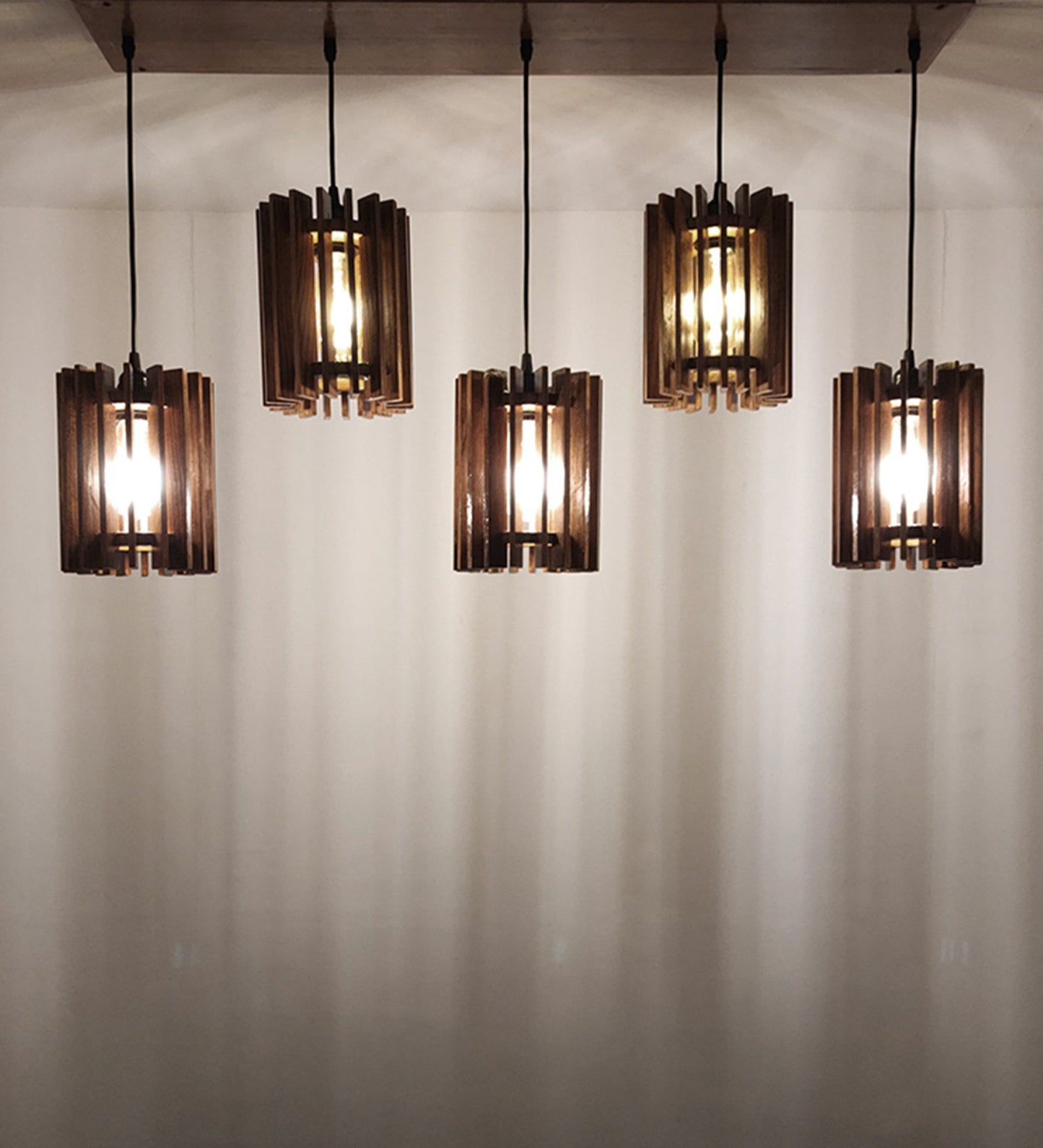 Ventus Brown 5 Series Hanging Lamp