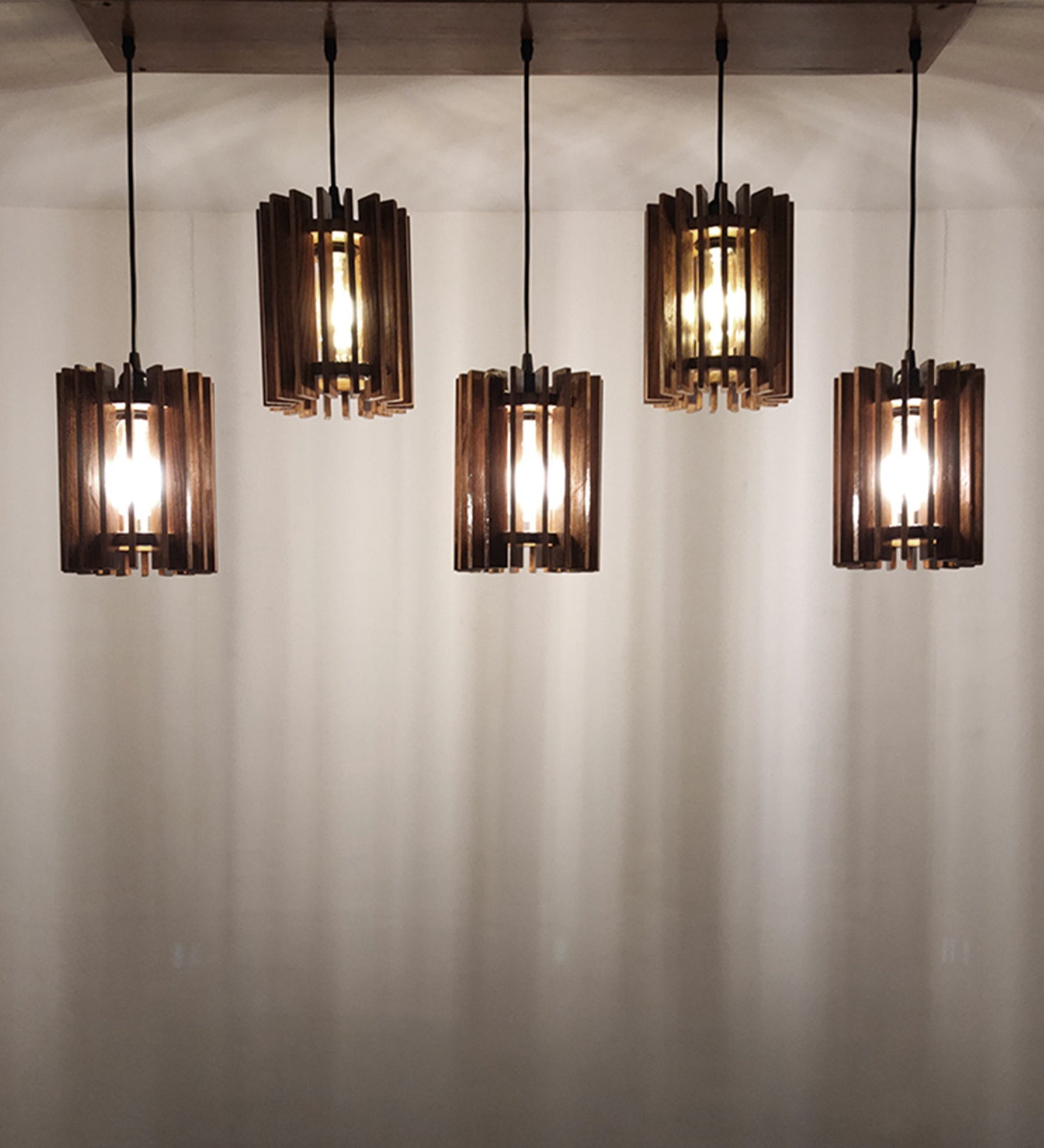 Ventus Brown 5 Series Hanging Lamp