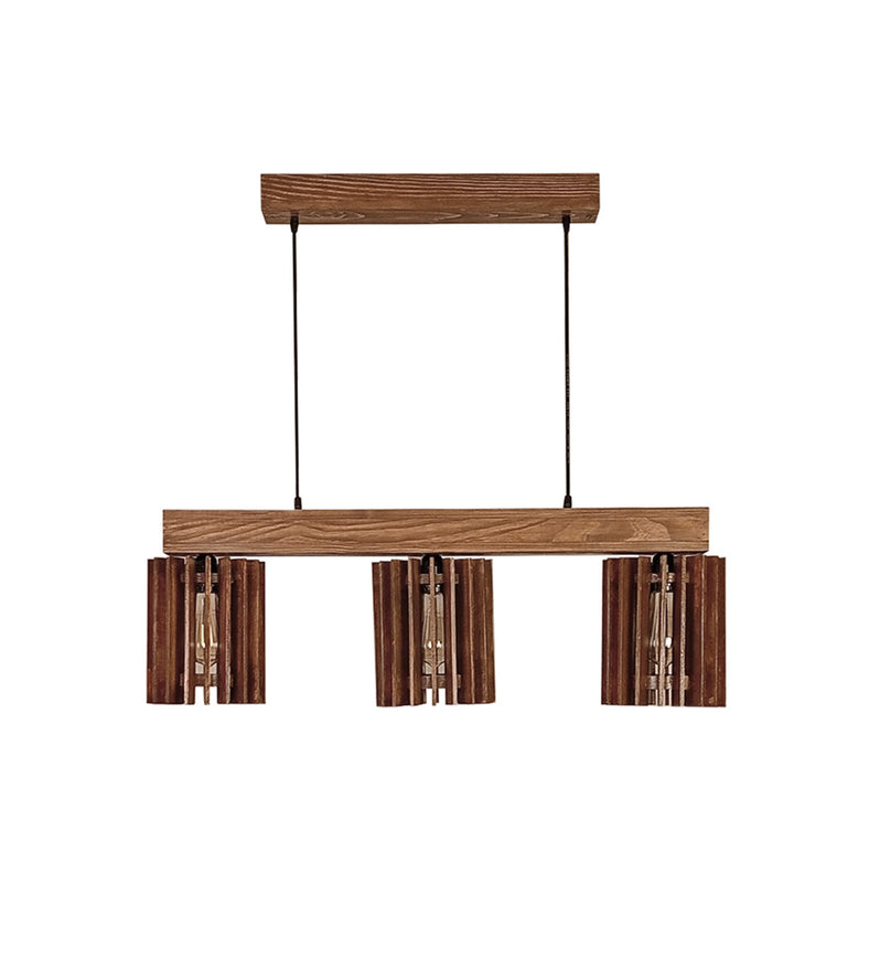 Ventus Brown Wooden Series Pendant Light