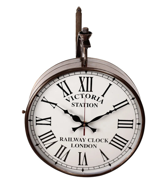 Victorian Style Railway Station Wall Clock-ArtyCraftz.com