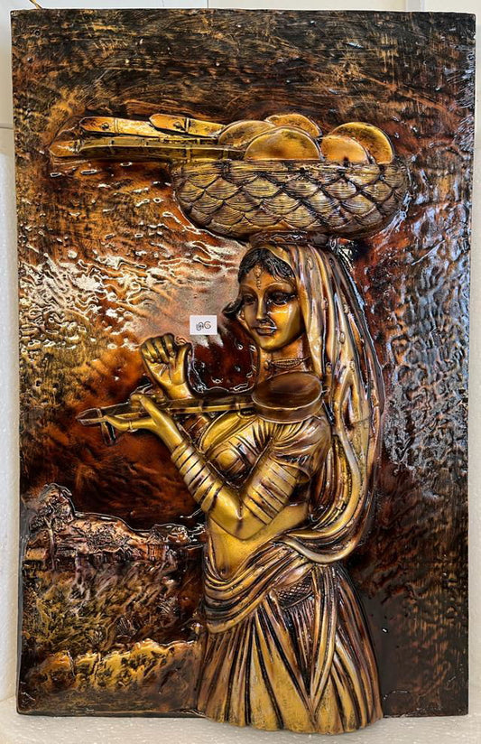 Village Beautiful 3D Wall Art Decor Painting Frame for Living Room - ArtyCraftz.com