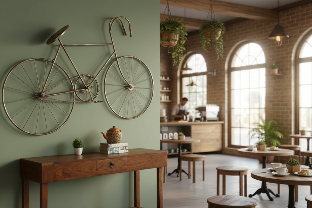 Vintage Bicycle Iron Wall Art-ArtyCraftz.com