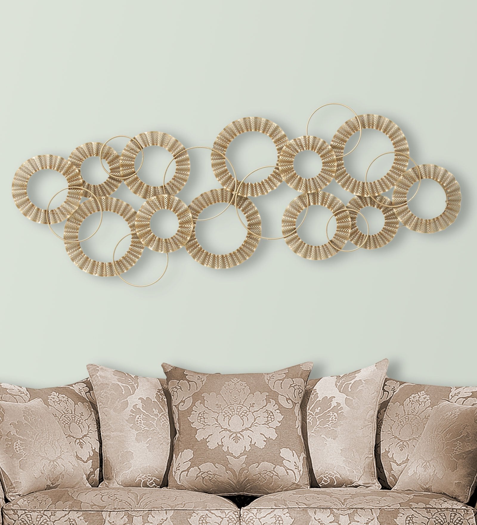 Handmade Golden Tiger Wall Decor for Home Decor and Gifting - ArtyCraftz.com