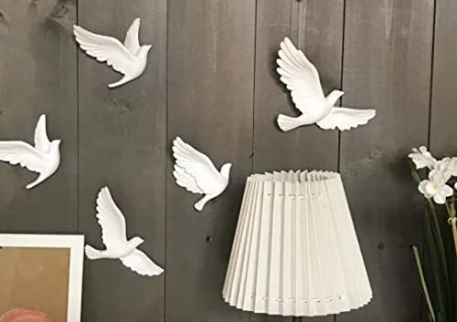 White Flying Birds Wall Art Set-ArtyCraftz.com