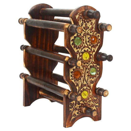 Wooden Bangle Stand Holder