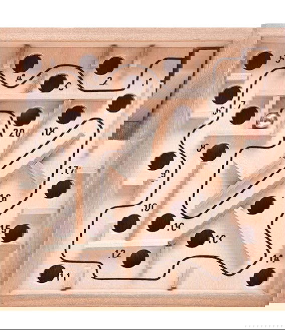 Wooden Labyrinth Balance Board - ArtyCraftz.com