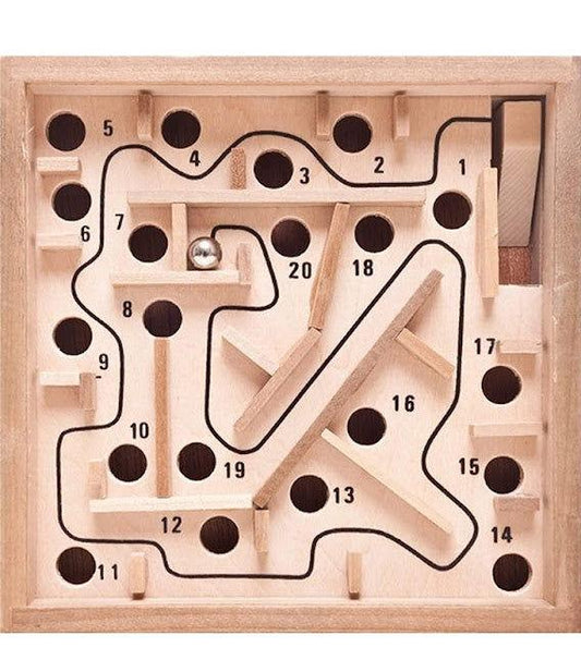 Wooden Labyrinth Balance Board - ArtyCraftz.com
