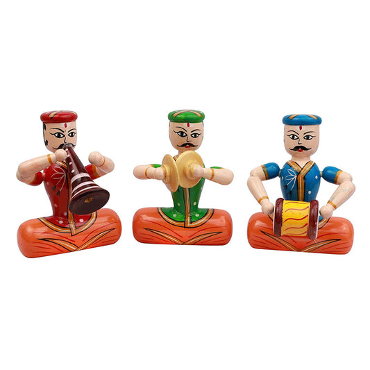 Wooden Musical Figurines  Idol Showpiece - ArtyCraftz.com