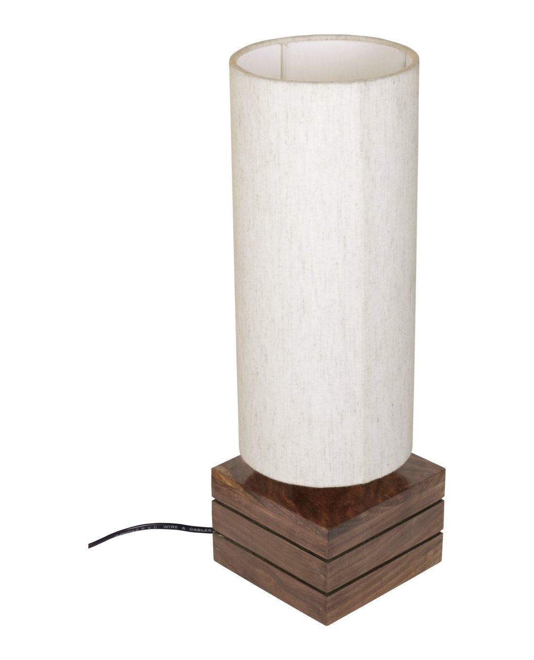 Wooden Table Lamp With Unique