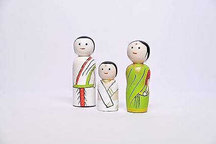  Wooden Traditional Doll 