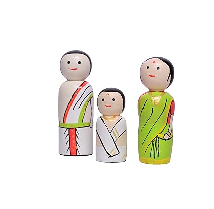  Wooden Traditional Doll 