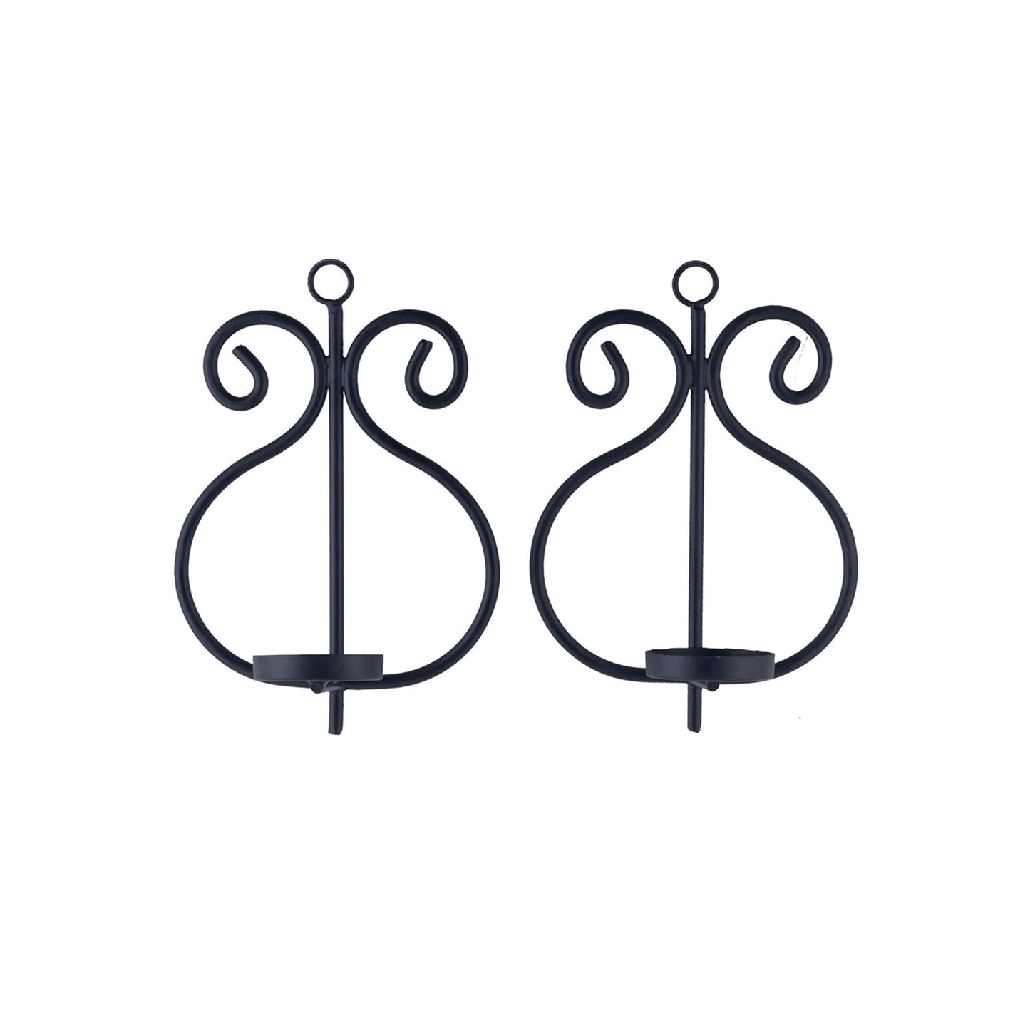 Wrought Iron Wall Sconce Candle Holder