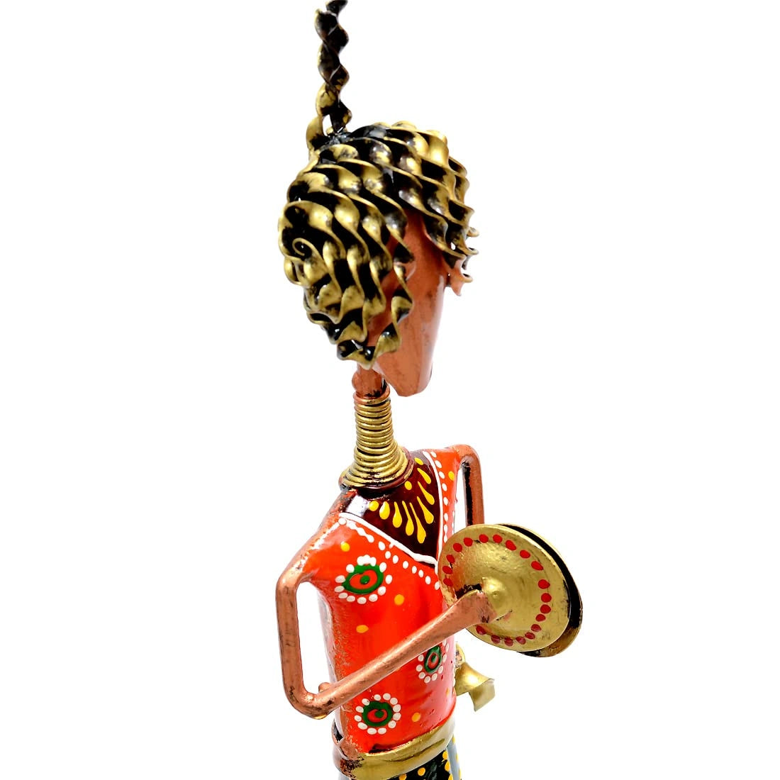 Wrought Iron Hand Painted Musician Showpieces Figurine Statue for Home Decor (Set of 3) (16 Inches) - ArtyCraftz.com