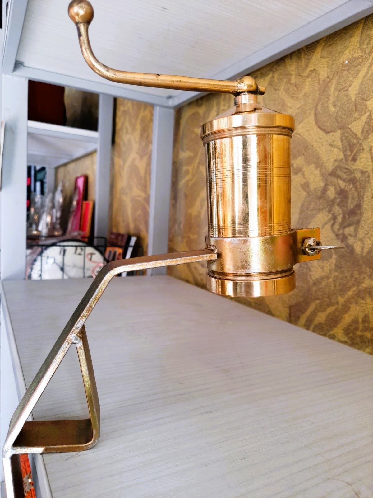 Traditional Brass Idiyappam Maker with Stand