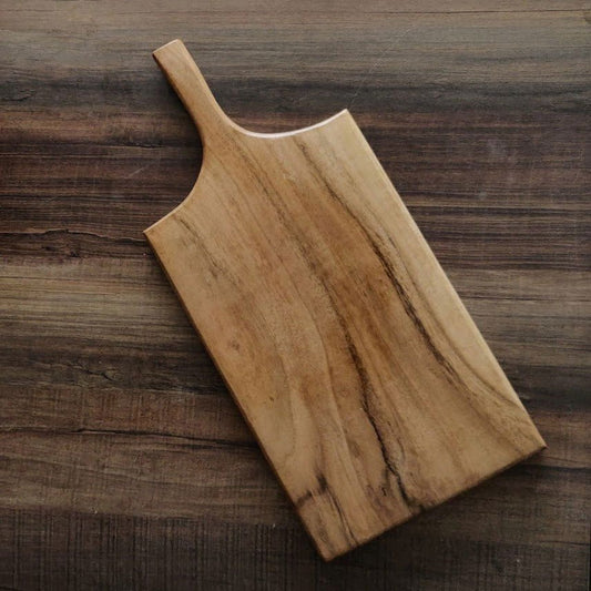 Acacia Wooden Chopping Board with Handle - ArtyCraftz