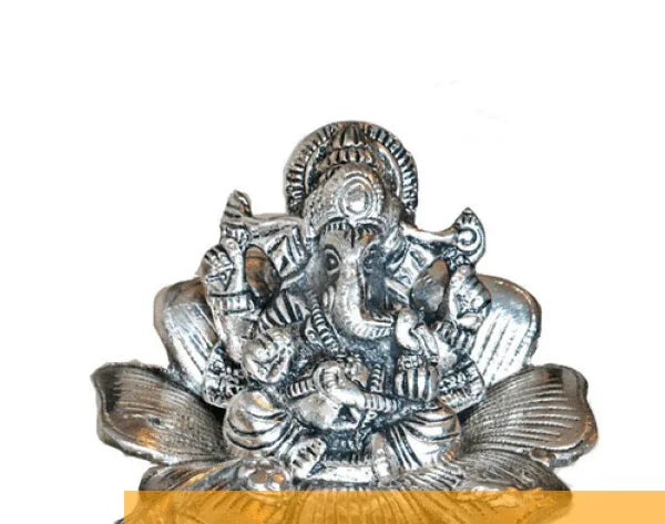 Aluminium Ganesha Showpiece - ArtyCraftz