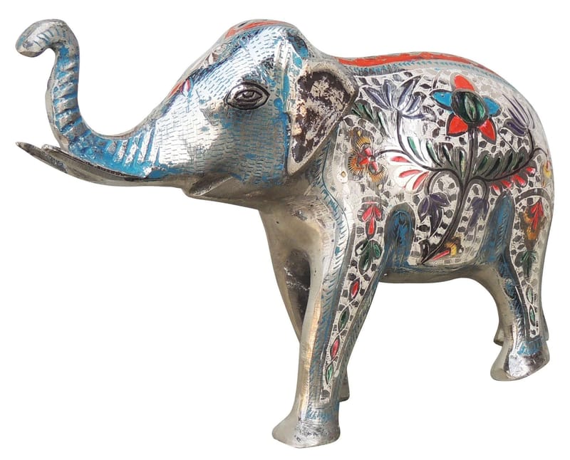 Handcrafted Brass Elephant for Showpiece