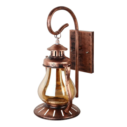 Antique Style Wall Sconce Lamp Luster Glass with Antique Finish Wall Light - ArtyCraftz
