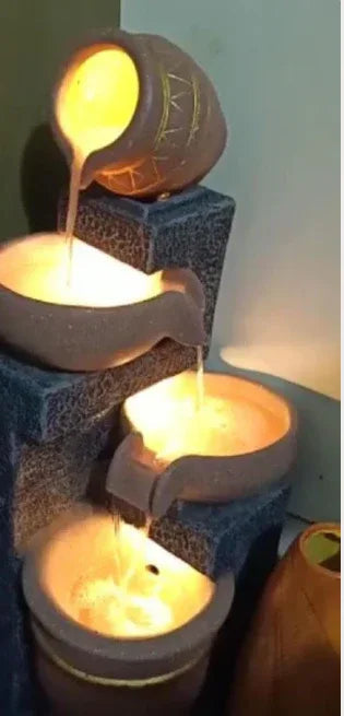 Resin Matki Fountain for Home Decor and Gifting 4 Feet